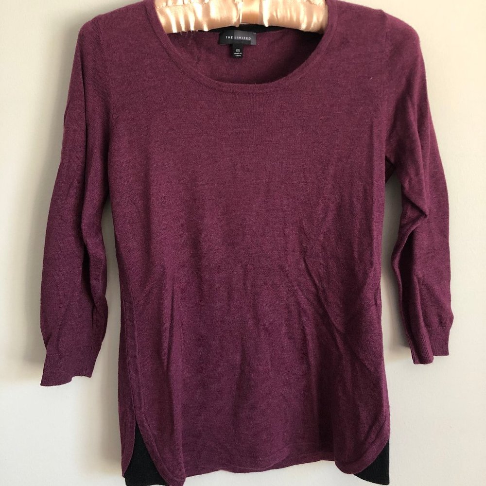 The Limited 3/4 Sleeve Sweater